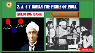 CV RAMAN THE PRIDE OF INDIA  QUESTION AND ANSWERS [upl. by Gerti796]