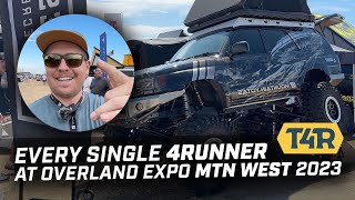 Every Single 4Runner At Overland Expo Mtn West  Denver Colorado  2023 [upl. by Fayina]