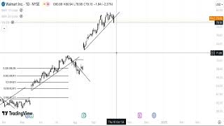 WMT Stock Technical Analysis 081024 [upl. by Mariande482]