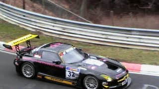 MercedesBenz SLS AMG GT3 Nürburgring Nordschleife 2011 [upl. by Otrebcire197]