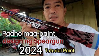 Paano magpaint design ng Speargun 2024 [upl. by Cyn603]