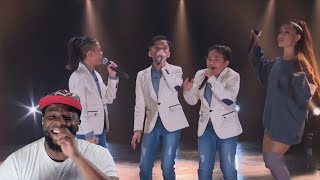 The Worlds Best  Ariana Grande Surprises TNT Boys quotAnd im telling youquot Reaction [upl. by Nazay531]