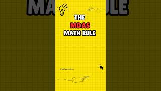 Learn the MDAS Math Rule mathquizforgenius math mathexam trivia maths mathrules [upl. by Ydwor]