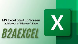 Ms Excel Startup Screen l Excel Training For Beginners [upl. by Ahsikar]