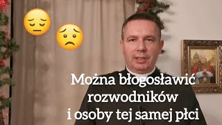 Watykan pozwala błogosławić quotnieregularnequot związki [upl. by Gladdy511]