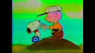 MetLife Insurance Commercial with The Peanuts  Pitchers Mound  circa 1986 [upl. by Martel]