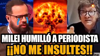 MILEI HUMILLÓ A PERIODISTA ZURDO DE PARAGUAY  FRAN FIJAP [upl. by Suiddaht]