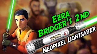 New Ezra Bridgers 2nd Neopixel Lightsaber My New Favorite Artsabers [upl. by Arvell38]