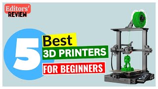 5 Best 3D Printers for Beginners 2024  Editors Review [upl. by Reyotal]