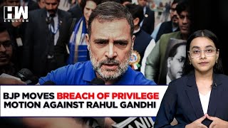 BJP Moves Breach of Privilege Motion Against Rahul Gandhi for Sharing Edited Clip of Amit Shah [upl. by Ettesoj203]