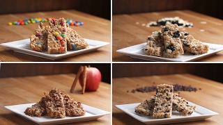 Homemade Chewy Granola Bars 4 Ways [upl. by Sairu]