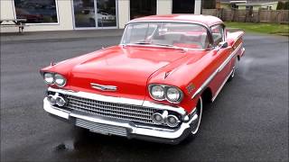 1958 Chevrolet Impala 235 3 speed [upl. by Nellek195]