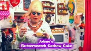 Butterscotch Cashew Cake  Trailer Park Cooking Show [upl. by Wrennie]