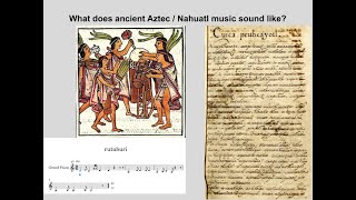 What does ancient Aztec  Nahuatl music sound like [upl. by Anaeirb]