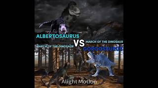 Gorgosaurus The March Of Dinosaur Vs Albertosaurus The March Of Dinosaur JURASSICWORLD SHORT [upl. by Ramed979]