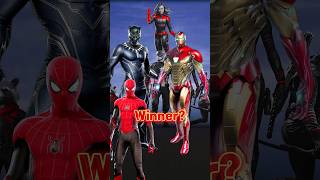 Black Panther amp Spider Man vs Marvel DC avengers [upl. by Anait]