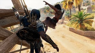 Assassins Creed Origins Master Assassin  Stealth Outpost Clearing  Gameplay 25 [upl. by Kinson]