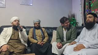 Bilal Qadri amp Mufti Amjad Ali Saani Small Dinner meeting Mashallah [upl. by Elfrieda]