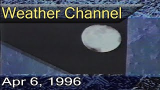 The Weather Channel  April 6 1996 [upl. by Nyrret]