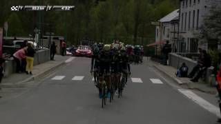 The pack chases  La Flèche Wallonne 2017 [upl. by Ardnosac]