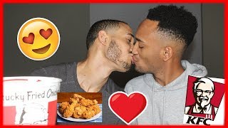 KFC MUKBANG MEET MY BOYFRIEND [upl. by Nnaitsirk]