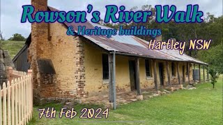 Rowson’s River Walk amp heritage buildings at Hartley NSW heritage river [upl. by Smiga176]