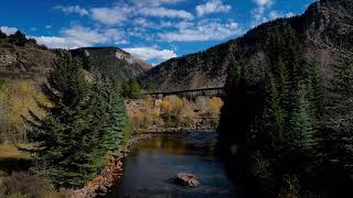 Aerial Tour of Colorado’s Autumn Beauty  DJI Drone Over Holy Cross Wilderness [upl. by Ainehs]