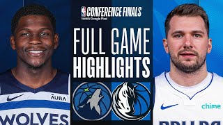 3 TIMBERWOLVES at 5 MAVERICKS  FULL GAME 3 HIGHLIGHTS  May 26 2024 [upl. by Nevear]