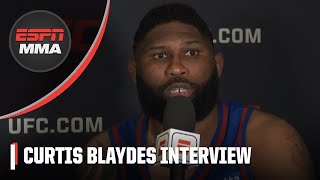 Curtis Blaydes on Tom Aspinall rematch I’m coming to his house to get his belt  ESPN MMA [upl. by Hare]