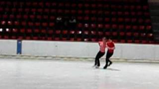 Stéphane Lambiel ice dancing in Oberstdorf [upl. by Jenne]