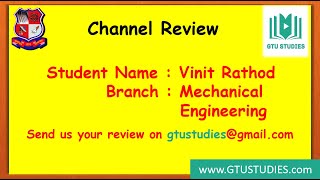 Student Feedback about GTU Studies [upl. by Checani951]