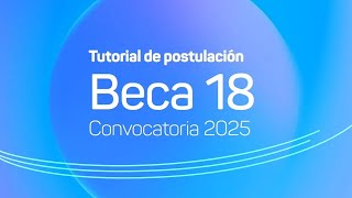 Beca 182025 tutorial de postulación para la preselección [upl. by Rolyat]