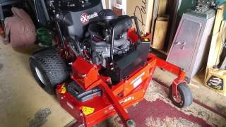 New Exmark Vantage 48 standon mower [upl. by Adnolrehs298]