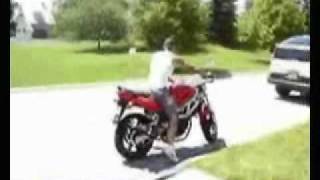 Most stupid motorcycle crash ever [upl. by Riaj]