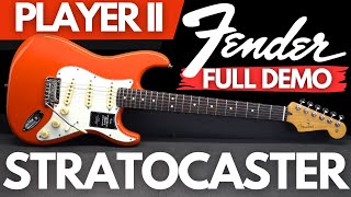 Fender PLAYER II Stratocaster ROSEWOOD FULL DEMO [upl. by Cathie921]