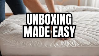 STOP Struggling with Mattress Protector Unboxing and Try This Instead [upl. by Aras]