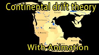 Continental drift theory by Alfred Wegner for UPSC CIVIL services [upl. by Maker993]