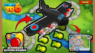 Alternate Bloons Rounds in Tinkerton Map Completed On Hard Bloons TD 6 [upl. by Harleigh]