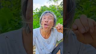 Kind Grandpa Eats Candy Skewers and the Funny Endingshortsfunny comedy video 🤣🤪 [upl. by Naimed]