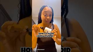 Braiders Listen Up🚨How to Avoid Carpal TunnelMUST WATCH FULL VIDEOhowto braids remedies hair [upl. by Solange427]