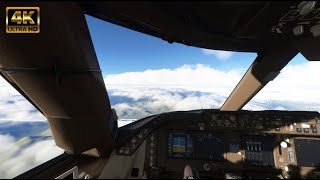 4K 60FPS  Relaxing Boeing 7478 POV Flight Over the Himalayan Mountains  MSFS 2020 [upl. by Georgetta]