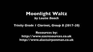 Moonlight Waltz by Louise Beach Grade 1 Trinity Clarinet [upl. by Bender17]