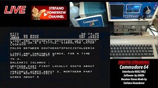 RTTY Telescrivente ricevuta con Commodore 64 del 1984 in diretta [upl. by Enihpled75]