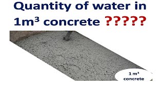 Quantity of water in air entrained concrete  Online Civil Engineering Notes [upl. by Lubow]