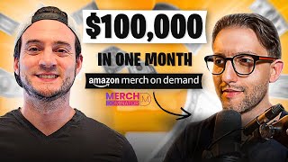 How MrAddie Made Over 100000 in Amazon Merch Royalties in ONE MONTH🚀 [upl. by Airottiv]