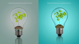 Photoshop Manipulation Tutorial Plant in Bulb [upl. by Ahseik210]