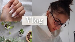 PRODUCTIVE VLOG ✰  Klausurenphase Gelnägel Pflanzenbad [upl. by Magnuson]