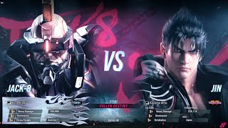 Tekken 8 Rank Match Pirateking Jack 8 Vs Kazuma Desu Jin [upl. by Irpak968]