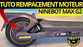 TUTO REMPLACEMENT MOTEUR NINEBOT MAX G2  TROTTINETTE ÉLECTRIQUE SEGWAY ROUE CODE ERREUR 40 ET 18 [upl. by Abla]