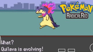 Evolving Quilava into Hisuain Typhlosion  Pokemon Radical Red [upl. by Symons]